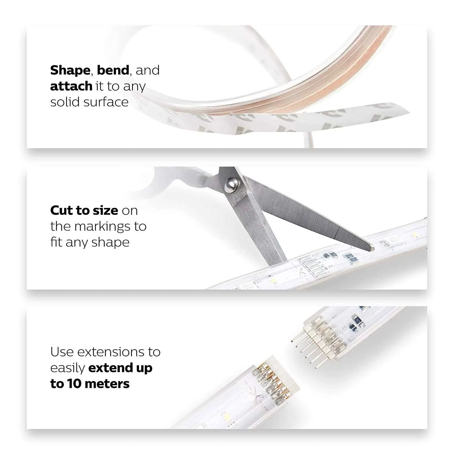 khớp nối đèn Philips Hue Lightstrip