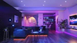 Philips Hue Play Gradient Lightstrip Extension có thể kết hợp với các thiết bị khác